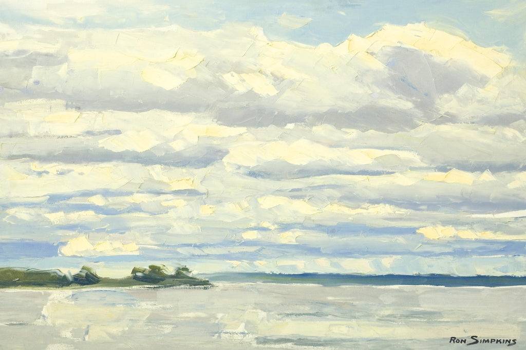 Never Ending Skies de Ron Simpkins sur GIANT ART - paysage gris