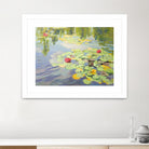 No Cloudy Days by Ron Simpkins on GIANT ART - green landscape water lilies