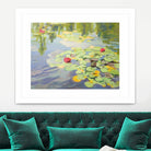No Cloudy Days by Ron Simpkins on GIANT ART - green landscape water lilies