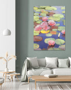 Passion in Pink by Ron Simpkins on GIANT ART - pink flowers nénuphars