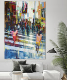 Vie City by Marc Archambault on GIANT ART - blue city scene