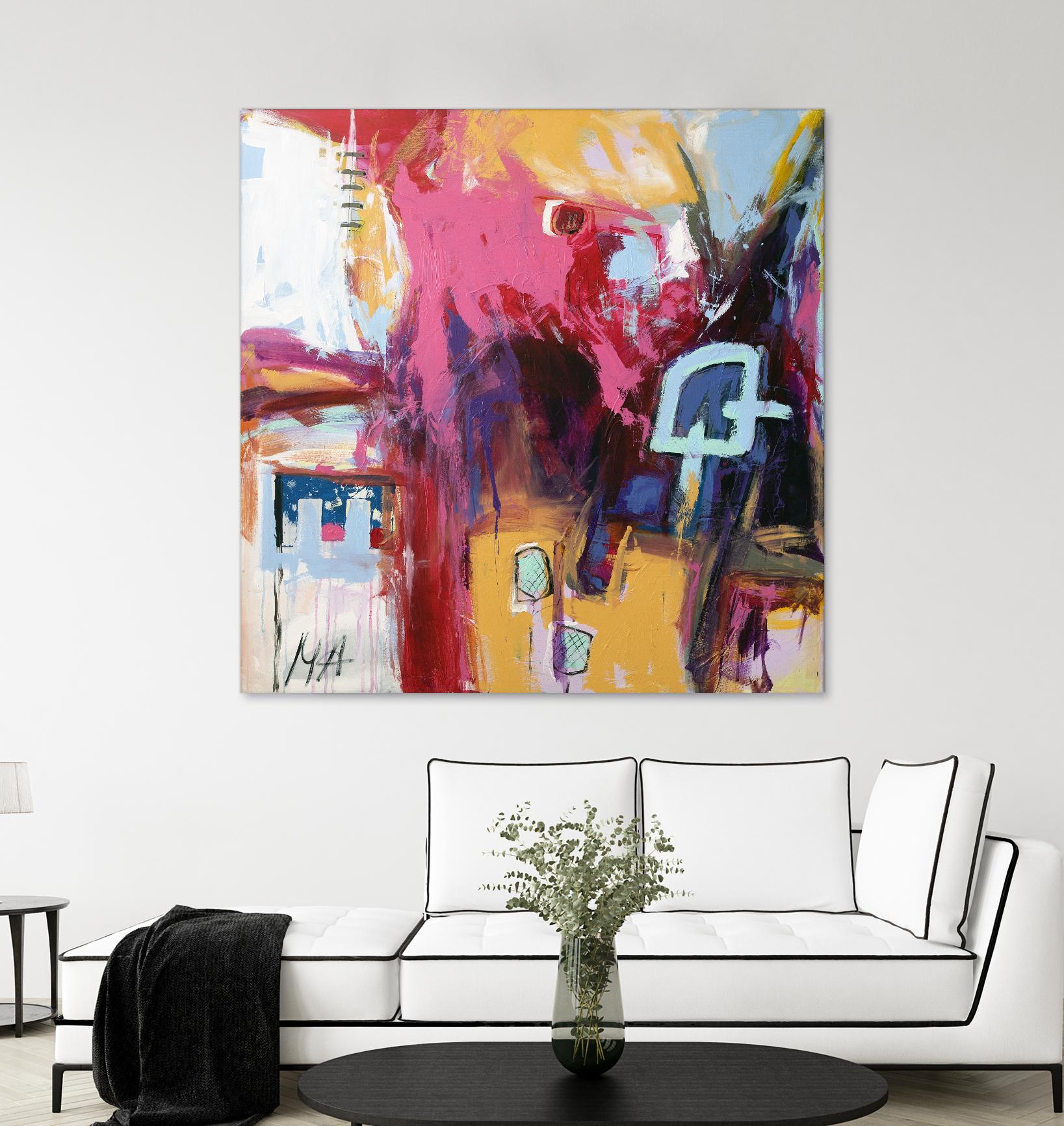 Série Abstrait 03 by Marc Archambault on GIANT ART - yellow abstract