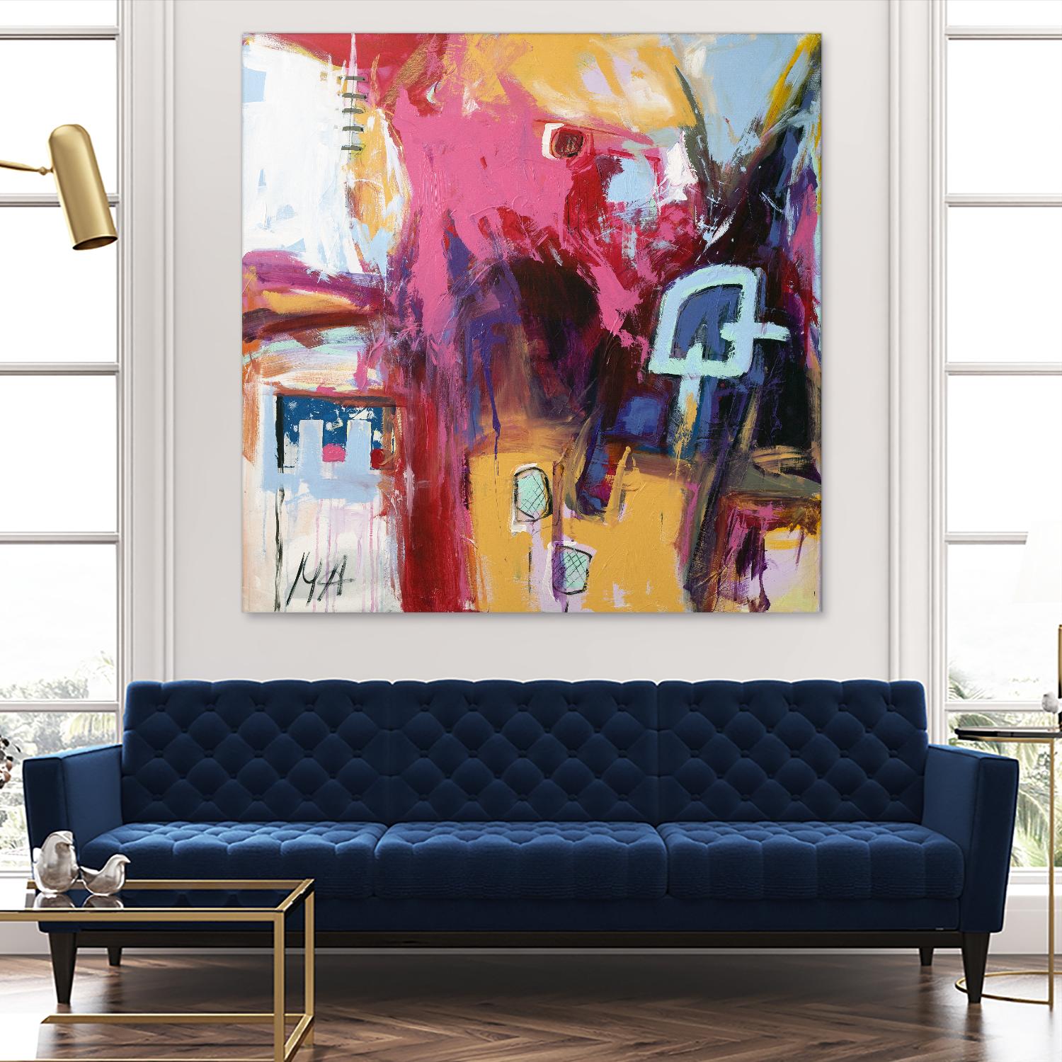 Série Abstrait 03 by Marc Archambault on GIANT ART - yellow abstract