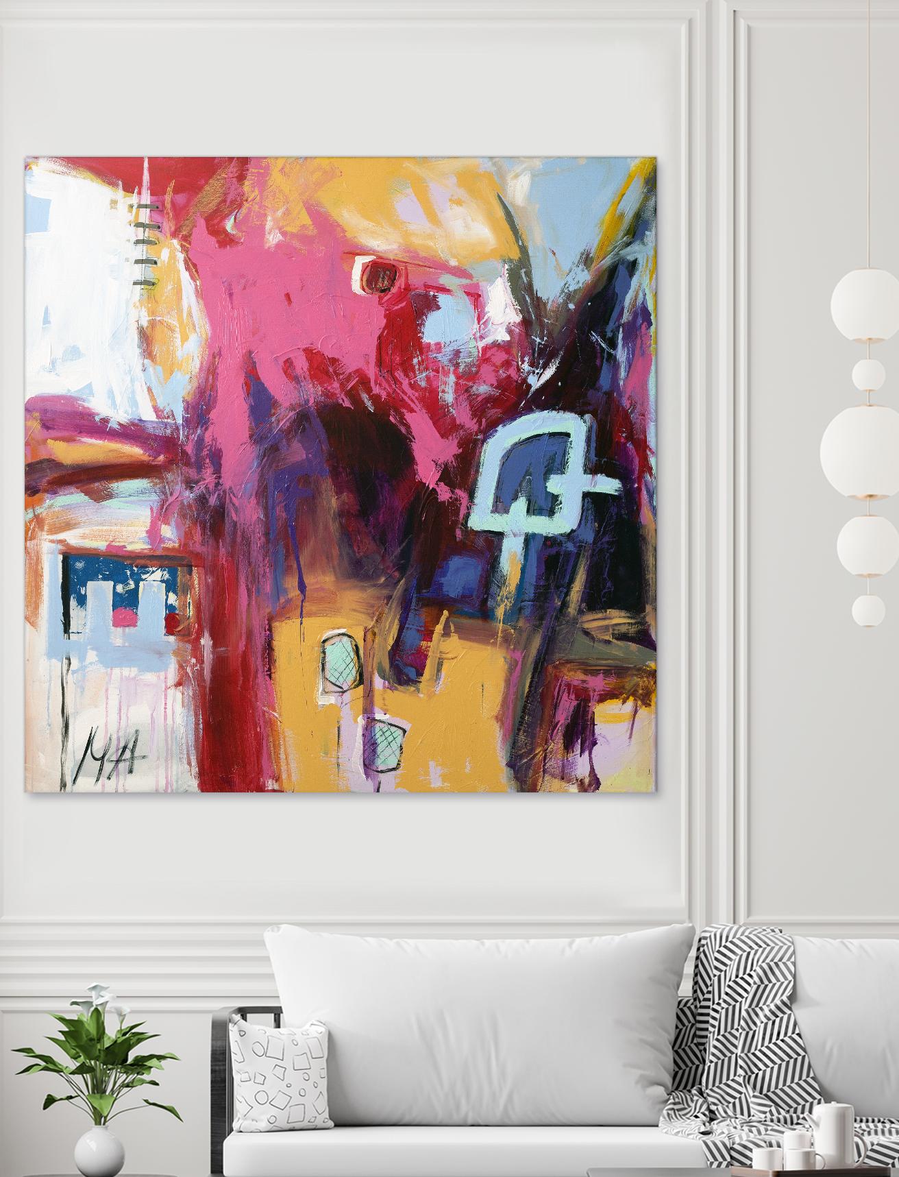 Série Abstrait 03 by Marc Archambault on GIANT ART - yellow abstract