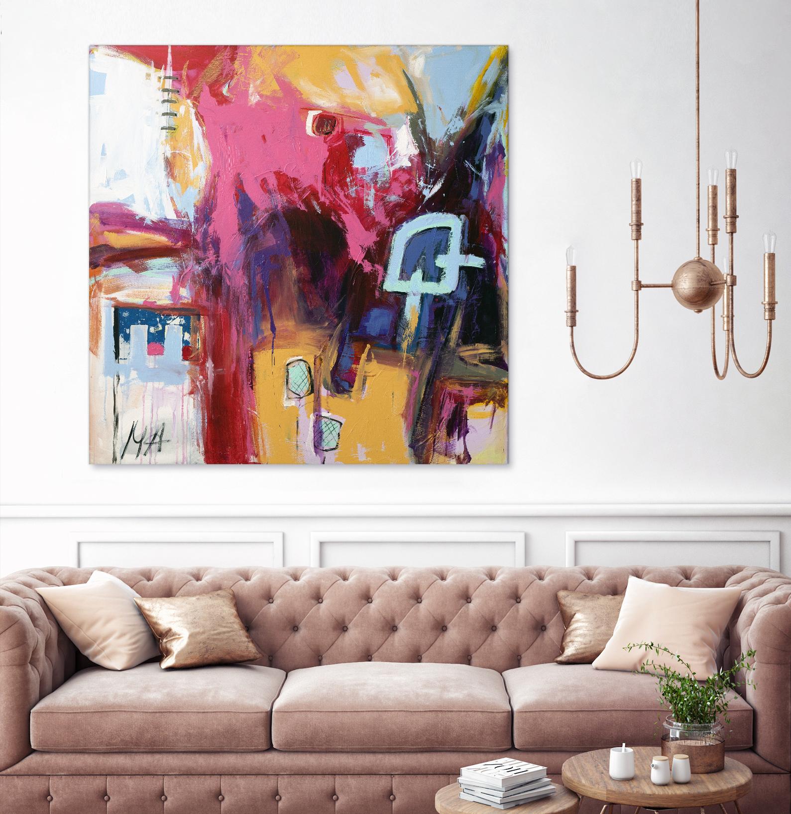 Série Abstrait 03 by Marc Archambault on GIANT ART - yellow abstract