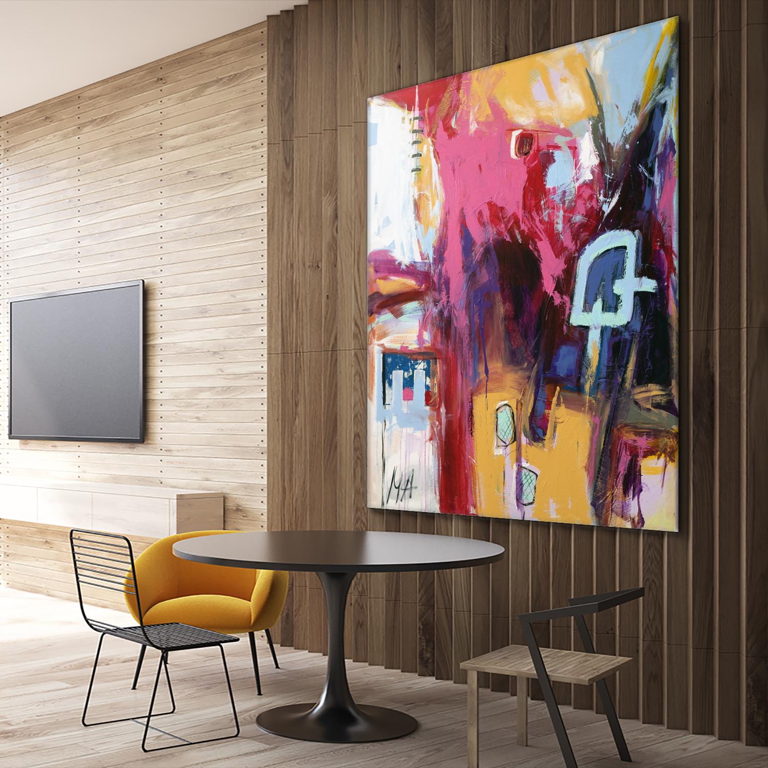 Série Abstrait 03 by Marc Archambault on GIANT ART - yellow abstract