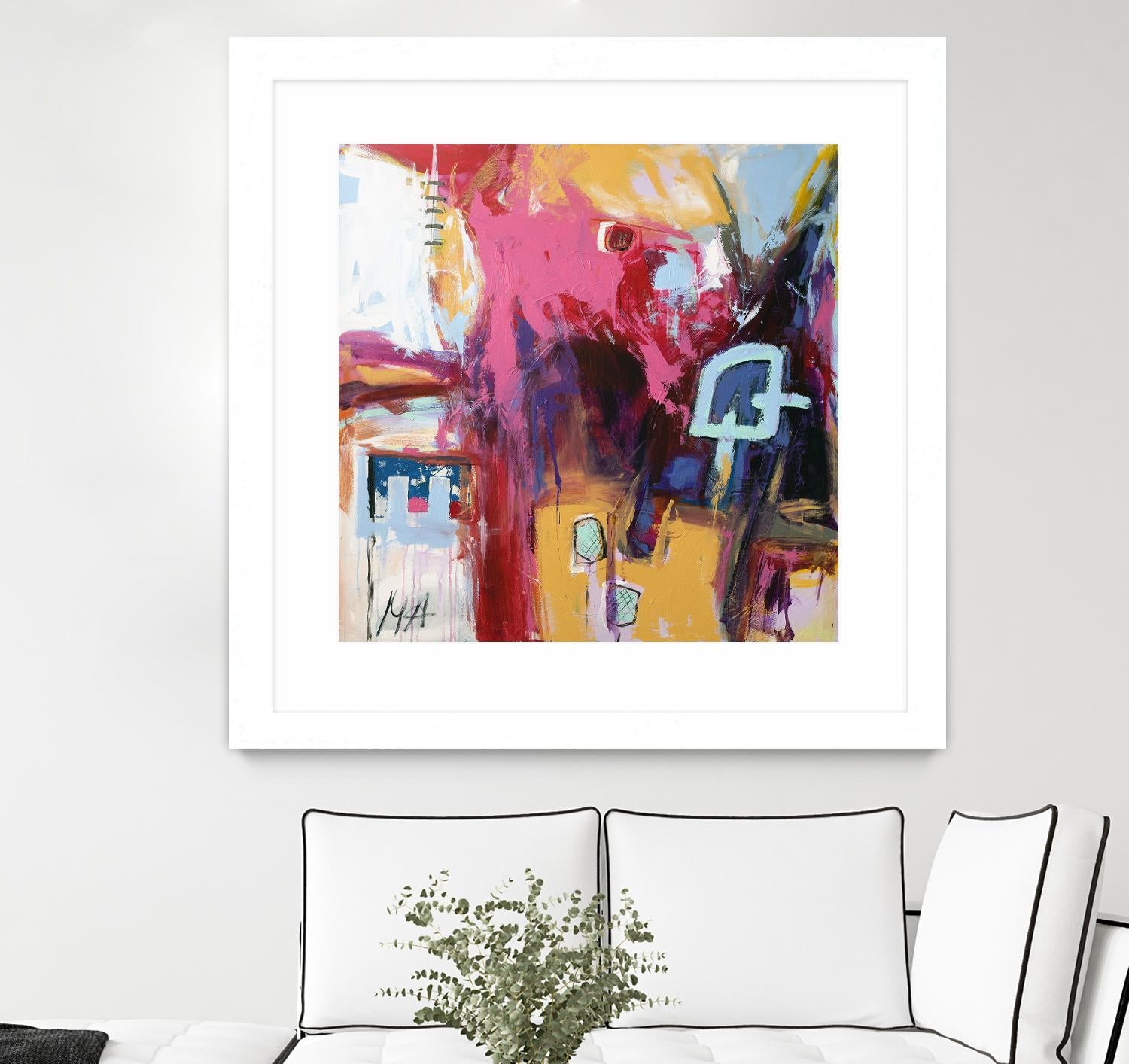 Série Abstrait 03 by Marc Archambault on GIANT ART - yellow abstract