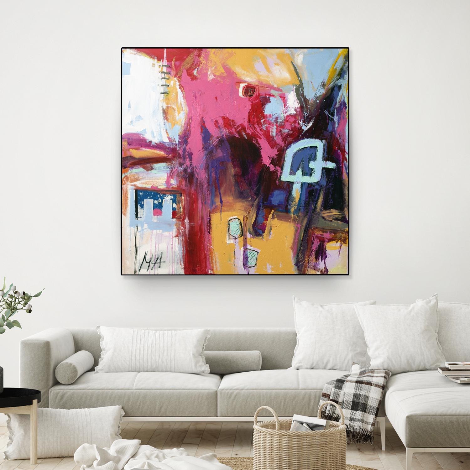 Série Abstrait 03 by Marc Archambault on GIANT ART - yellow abstract