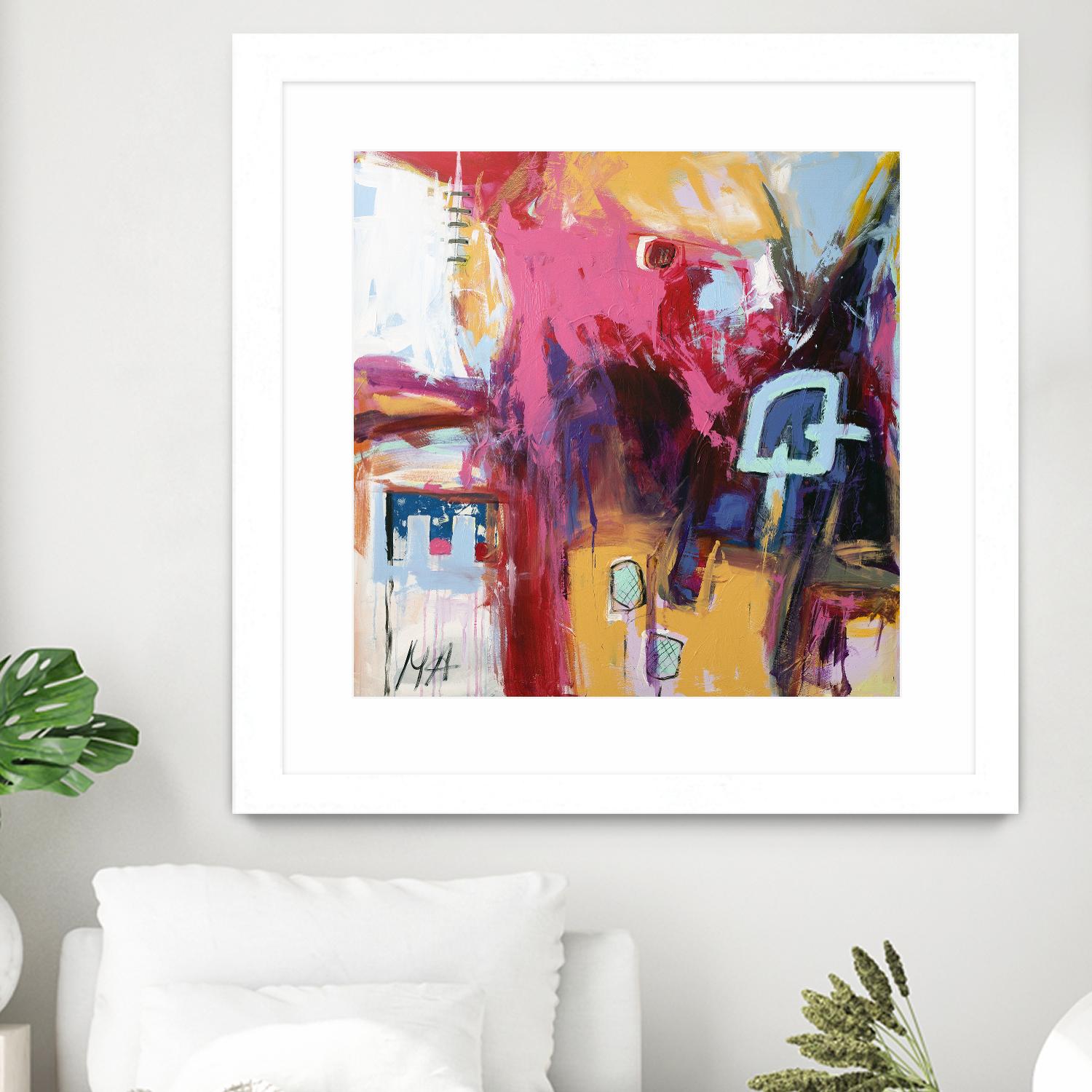 Série Abstrait 03 by Marc Archambault on GIANT ART - yellow abstract