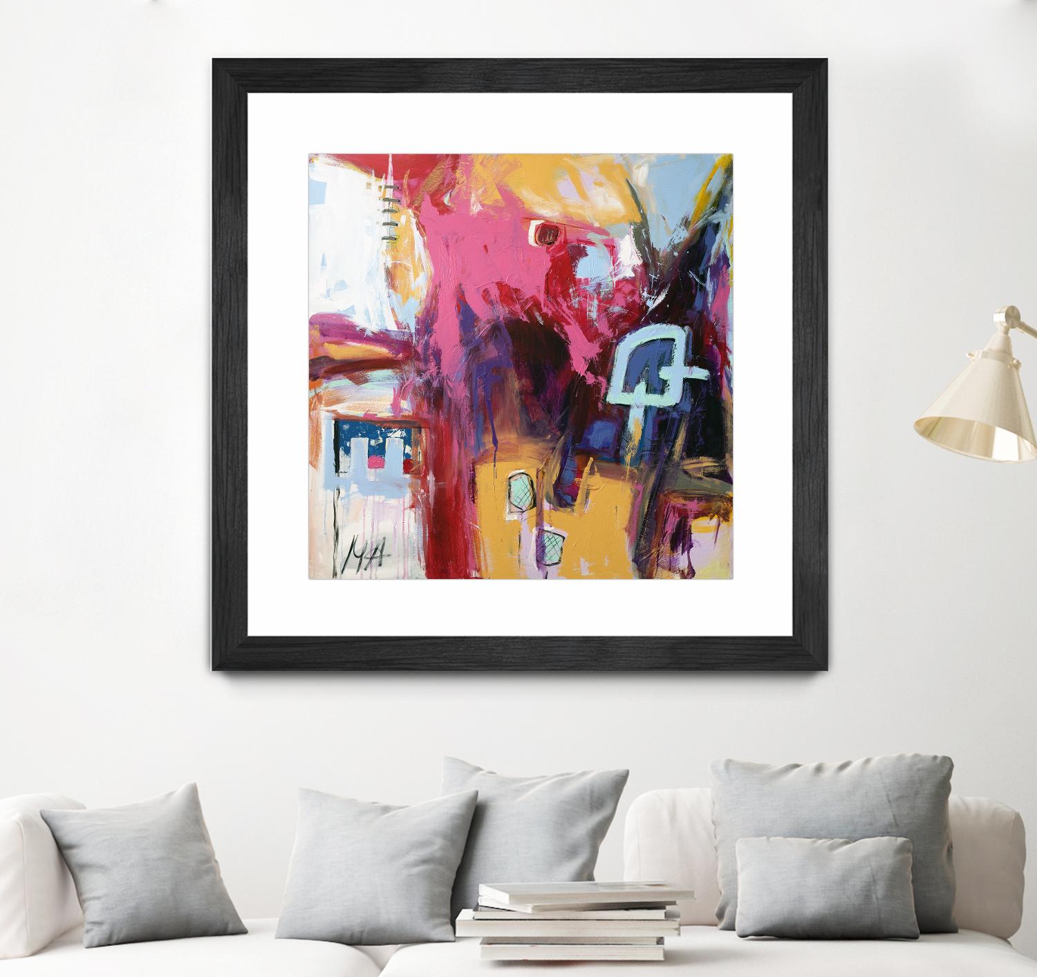 Série Abstrait 03 by Marc Archambault on GIANT ART - yellow abstract