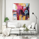 Série Abstrait 03 by Marc Archambault on GIANT ART - pink abstract quebec artists