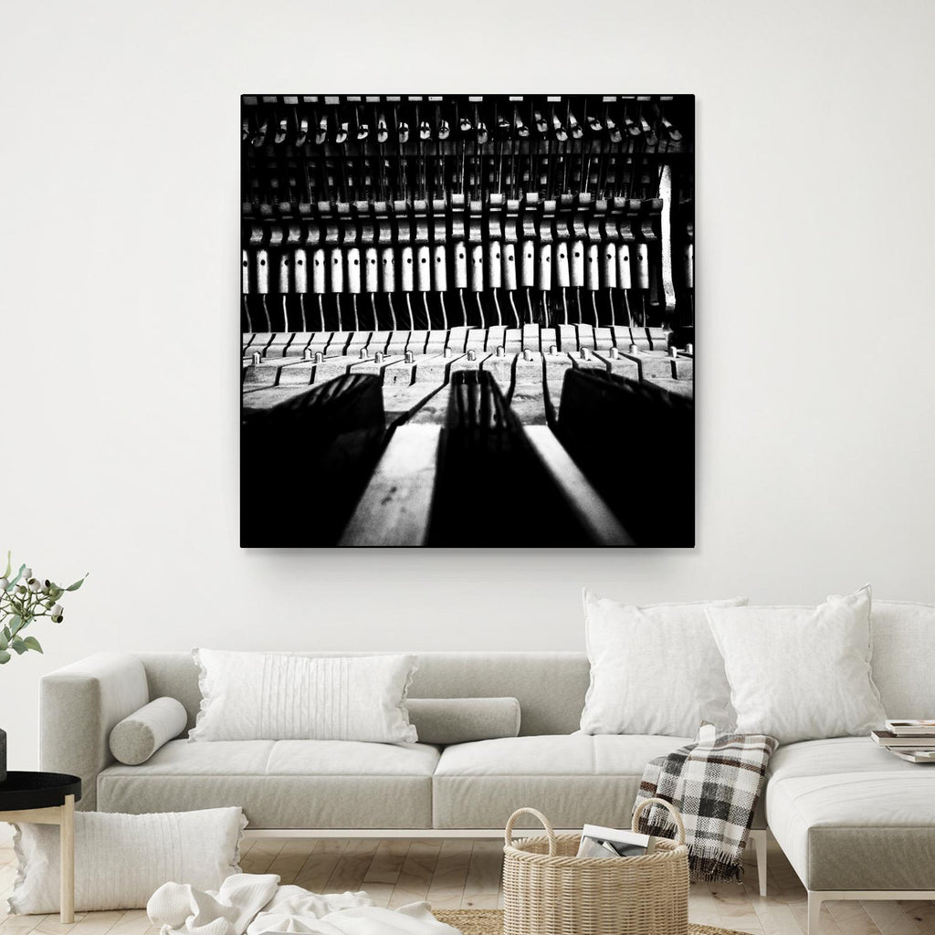 Piano V by Jean-François Dupuis on GIANT ART - white black & white piano