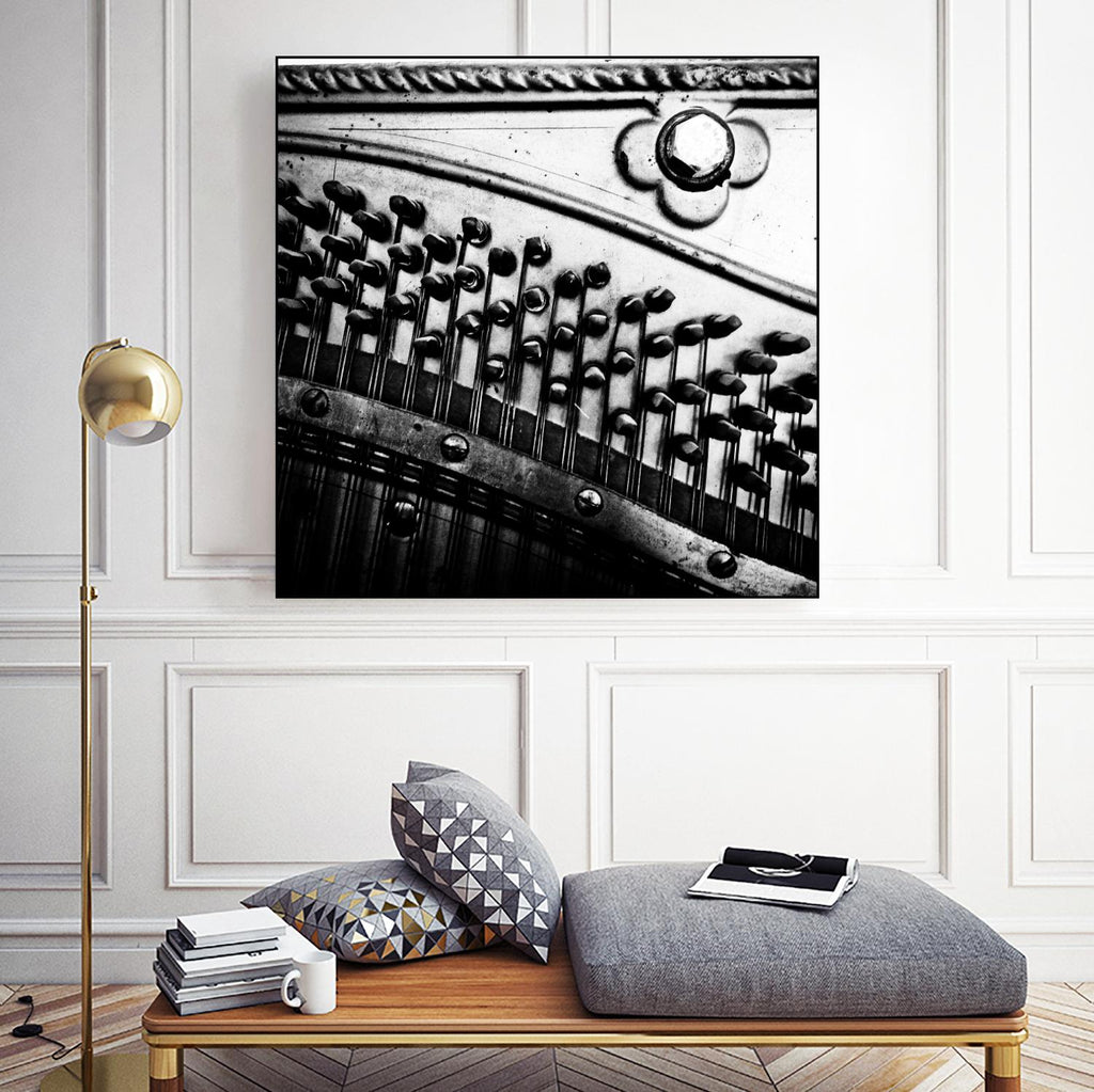 Piano VII by Jean-François Dupuis on GIANT ART - white black & white piano