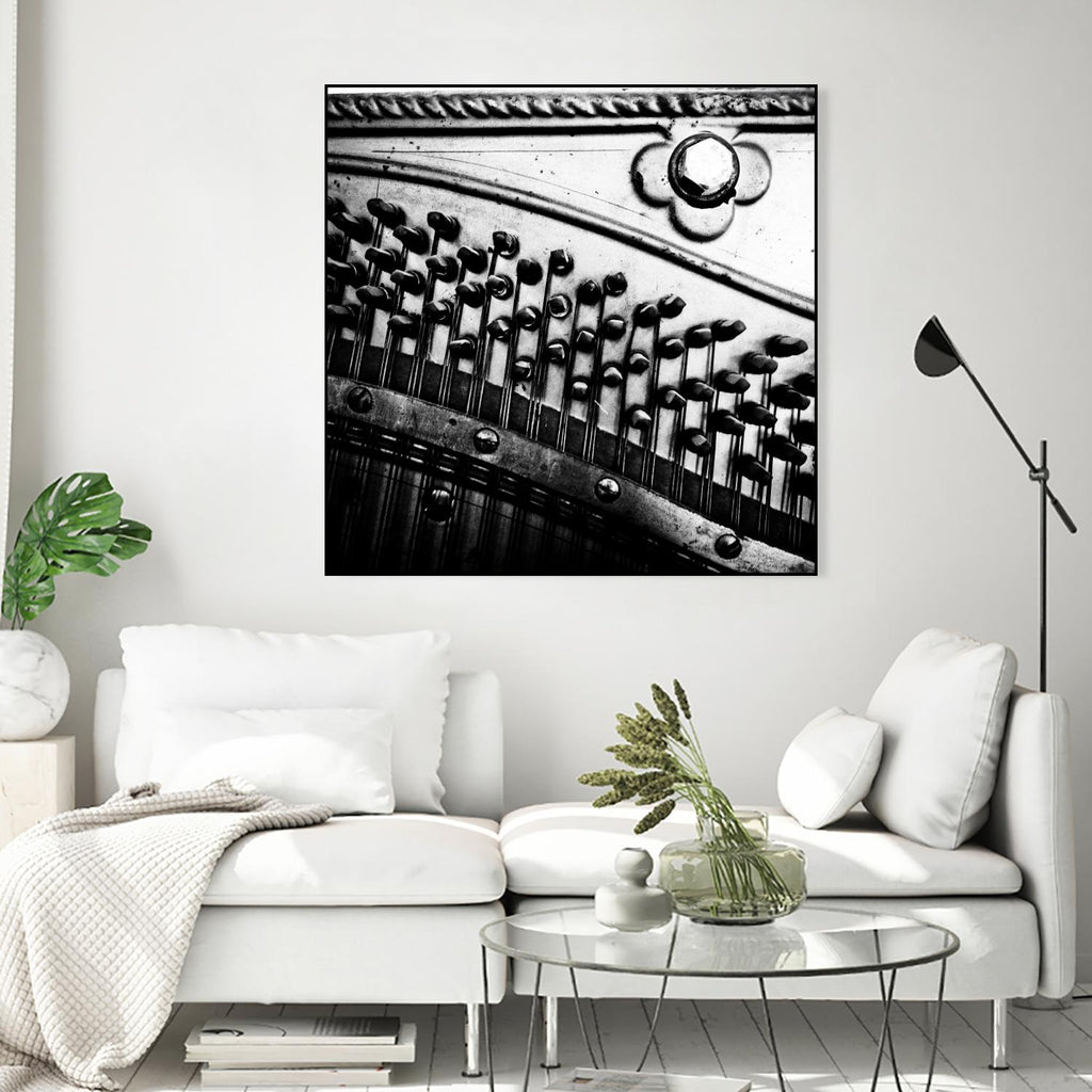 Piano VII by Jean-François Dupuis on GIANT ART - white black & white piano