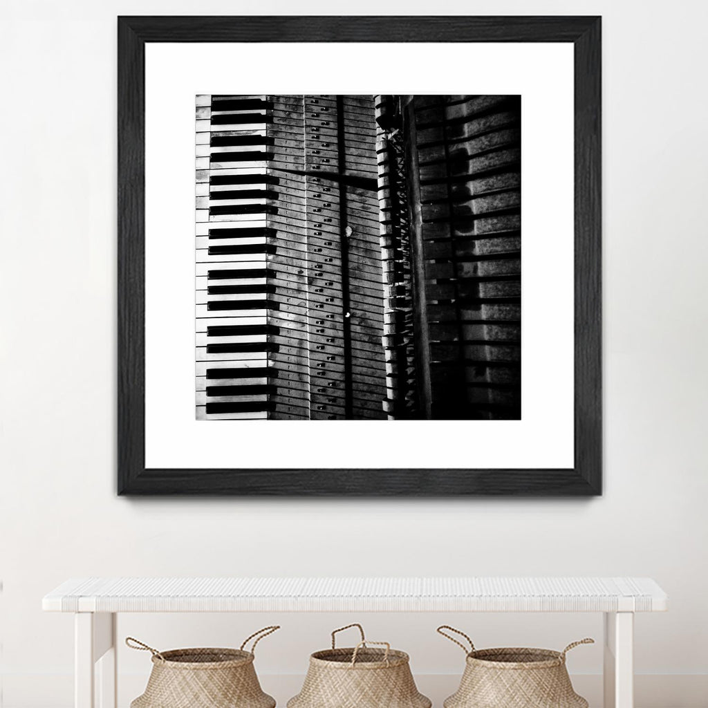 Piano VIII by Jean-François Dupuis on GIANT ART - white black & white piano key
