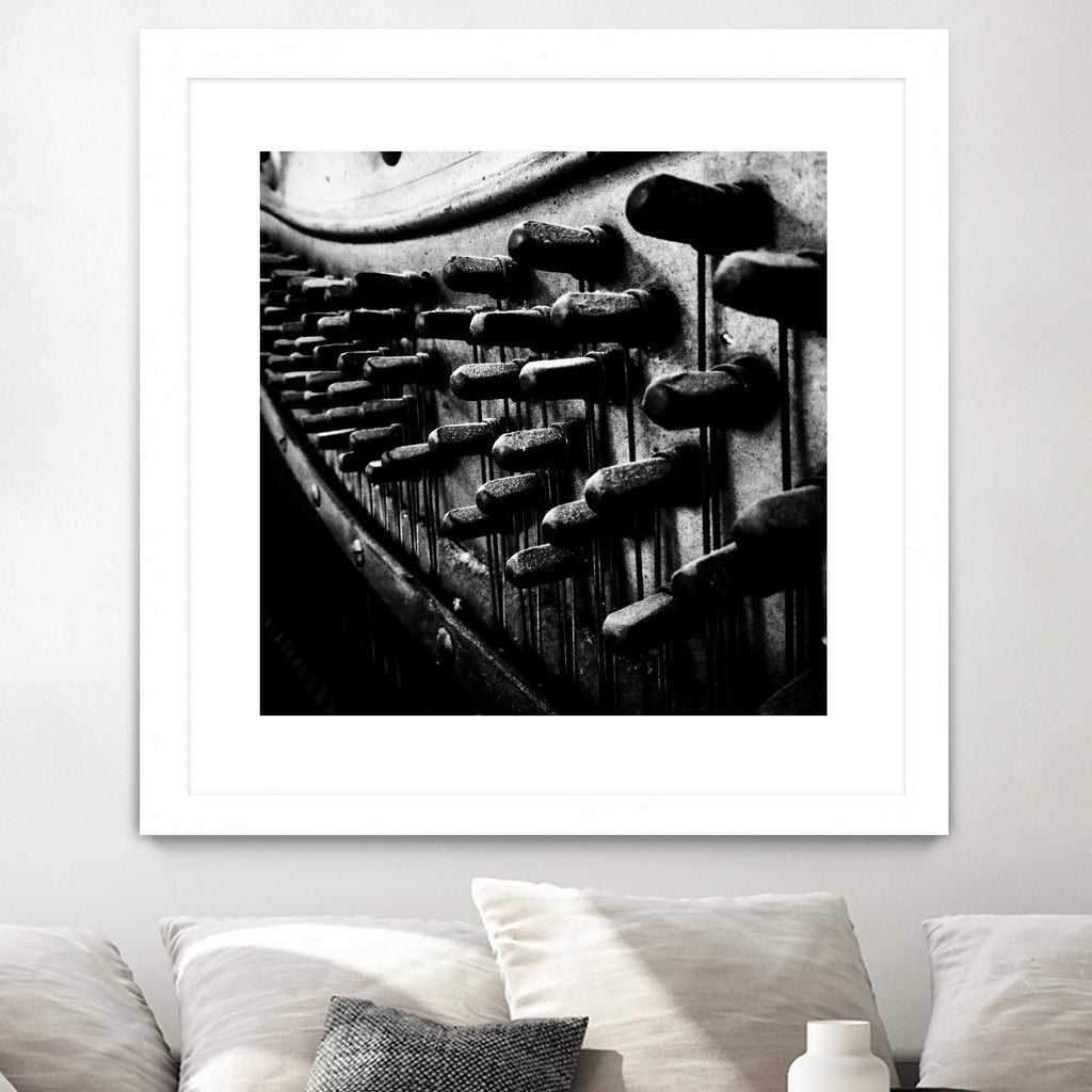 Piano IX by Jean-François Dupuis on GIANT ART - white black & white piano