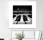 Piano XI by Jean-François Dupuis on GIANT ART - white black & white piano key