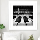 Piano XI by Jean-François Dupuis on GIANT ART - white black & white piano key