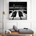 Piano XI by Jean-François Dupuis on GIANT ART - white black & white piano key