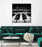 Piano XI by Jean-François Dupuis on GIANT ART - white black & white piano key