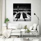 Piano XI by Jean-François Dupuis on GIANT ART - white black & white piano key