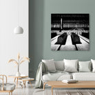 Piano XI by Jean-François Dupuis on GIANT ART - white black & white piano key