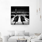 Piano XI by Jean-François Dupuis on GIANT ART - white black & white piano key