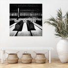 Piano XI by Jean-François Dupuis on GIANT ART - white black & white piano key