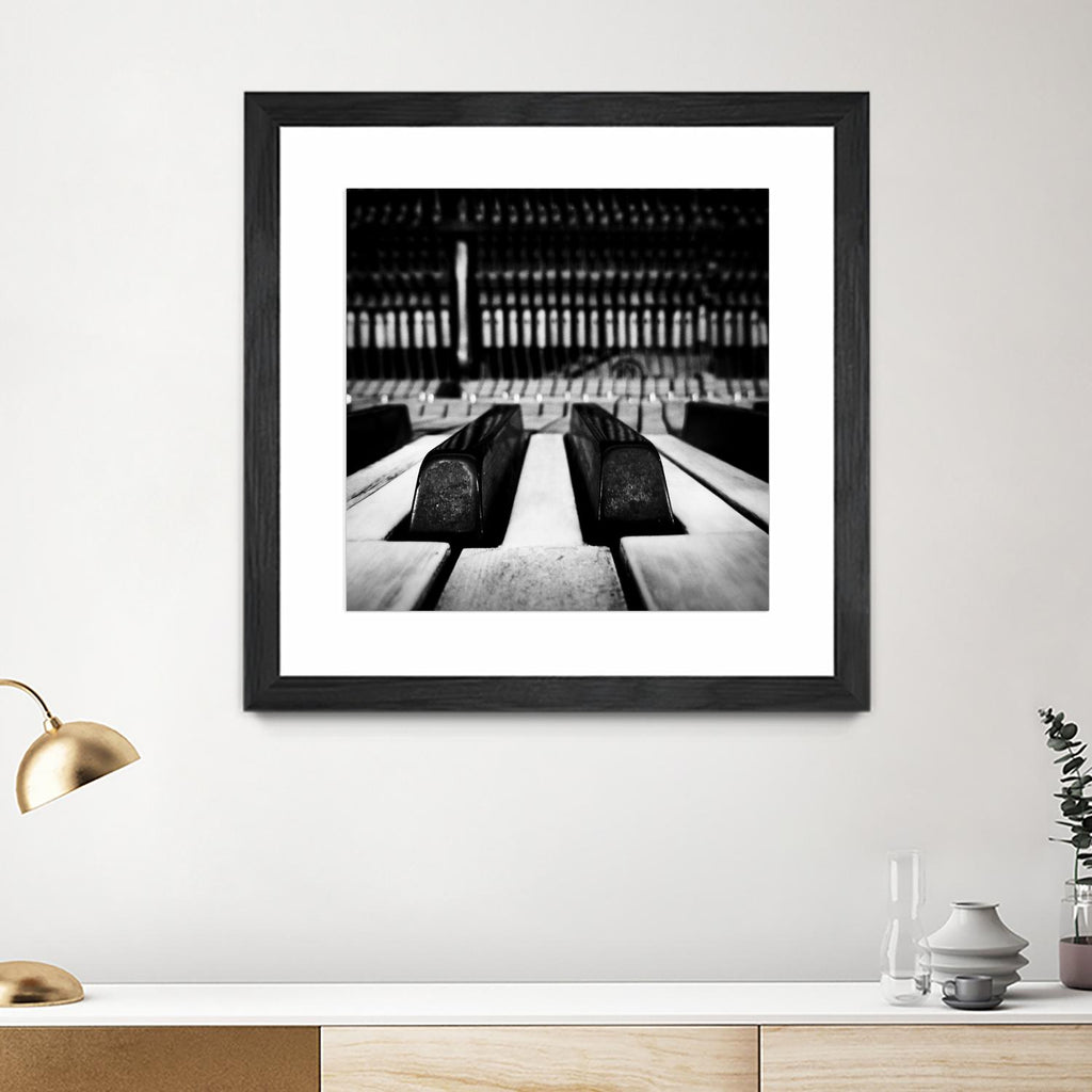 Piano XI by Jean-François Dupuis on GIANT ART - white black & white piano key