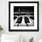 Piano XI by Jean-François Dupuis on GIANT ART - white black & white piano key