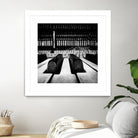 Piano XI by Jean-François Dupuis on GIANT ART - white black & white piano key