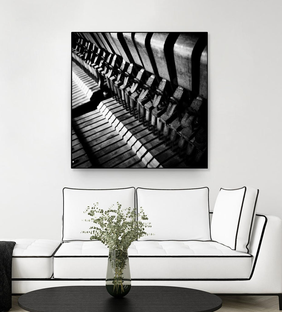 Piano XII by Jean-François Dupuis on GIANT ART - white black & white piano