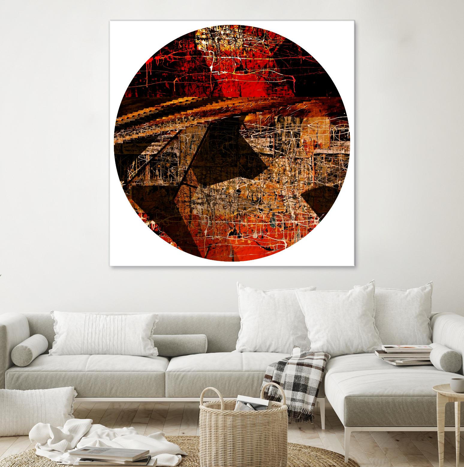 Circa VI by Jean-François Dupuis on GIANT ART - black abstract