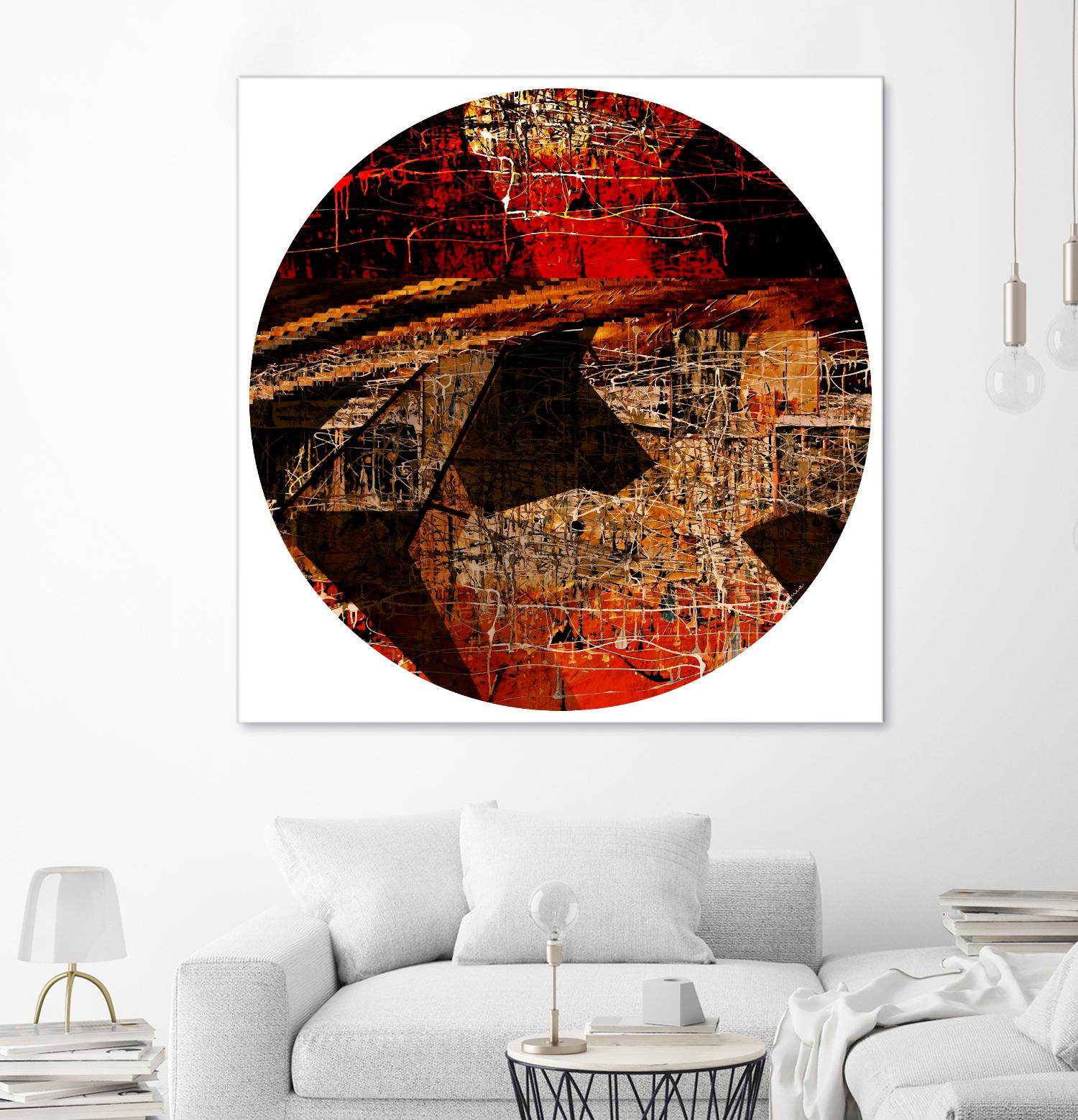 Circa VI by Jean-François Dupuis on GIANT ART - black abstract