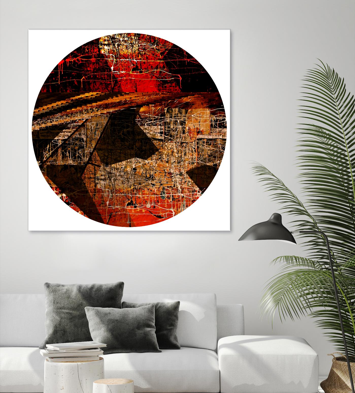 Circa VI by Jean-François Dupuis on GIANT ART - black abstract