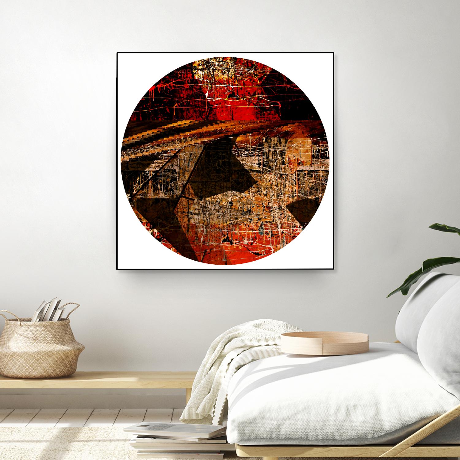 Circa VI by Jean-François Dupuis on GIANT ART - black abstract