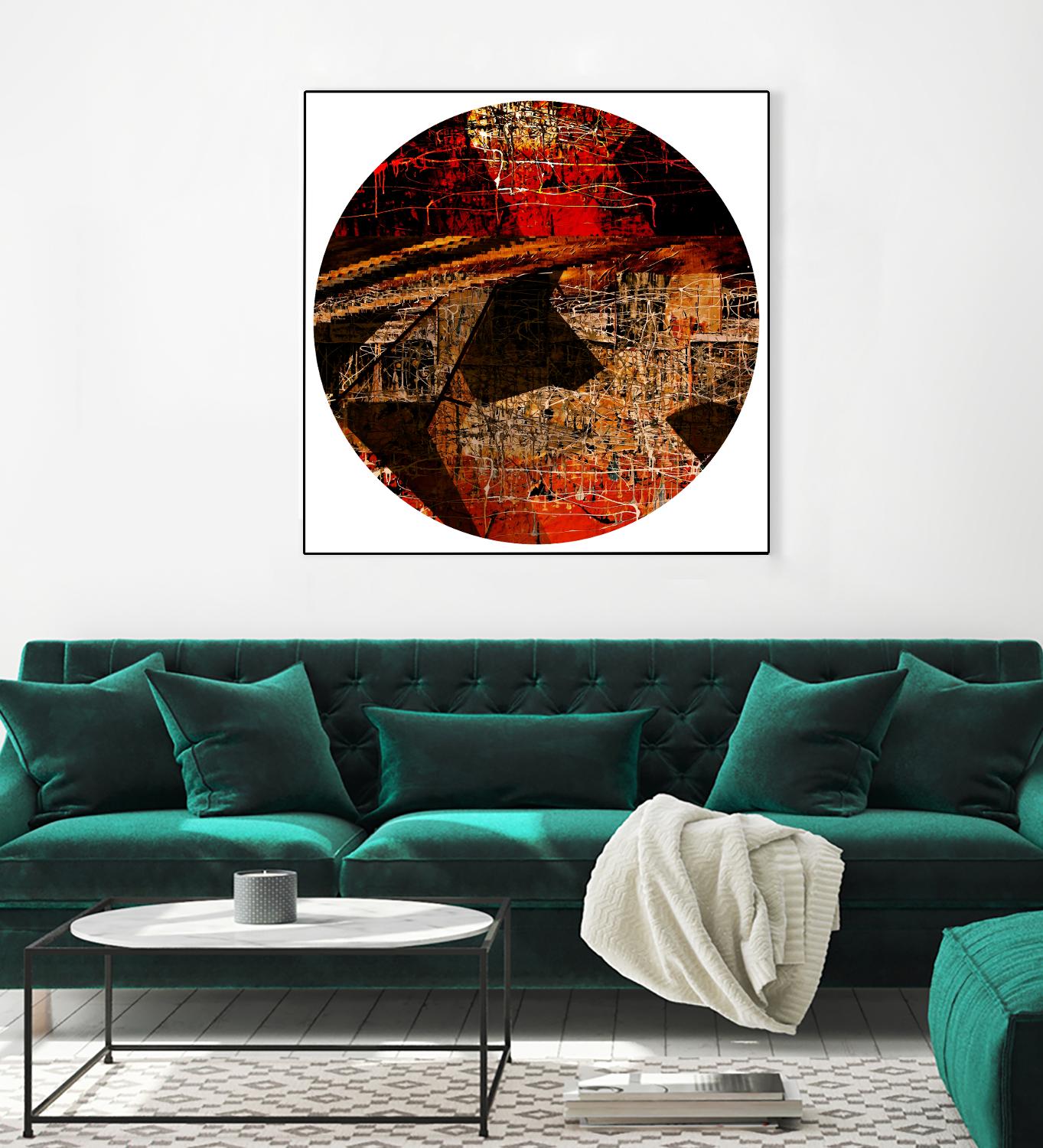 Circa VI by Jean-François Dupuis on GIANT ART - black abstract