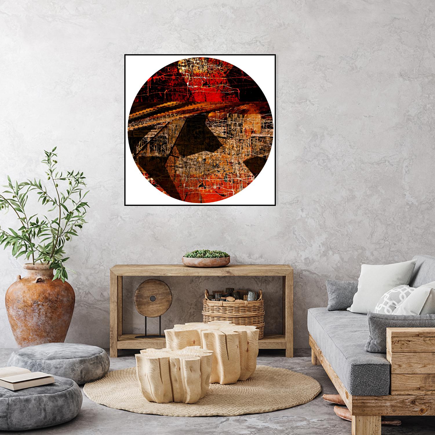 Circa VI by Jean-François Dupuis on GIANT ART - black abstract