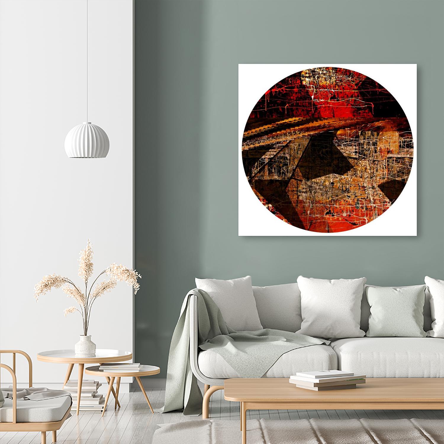 Circa VI by Jean-François Dupuis on GIANT ART - black abstract