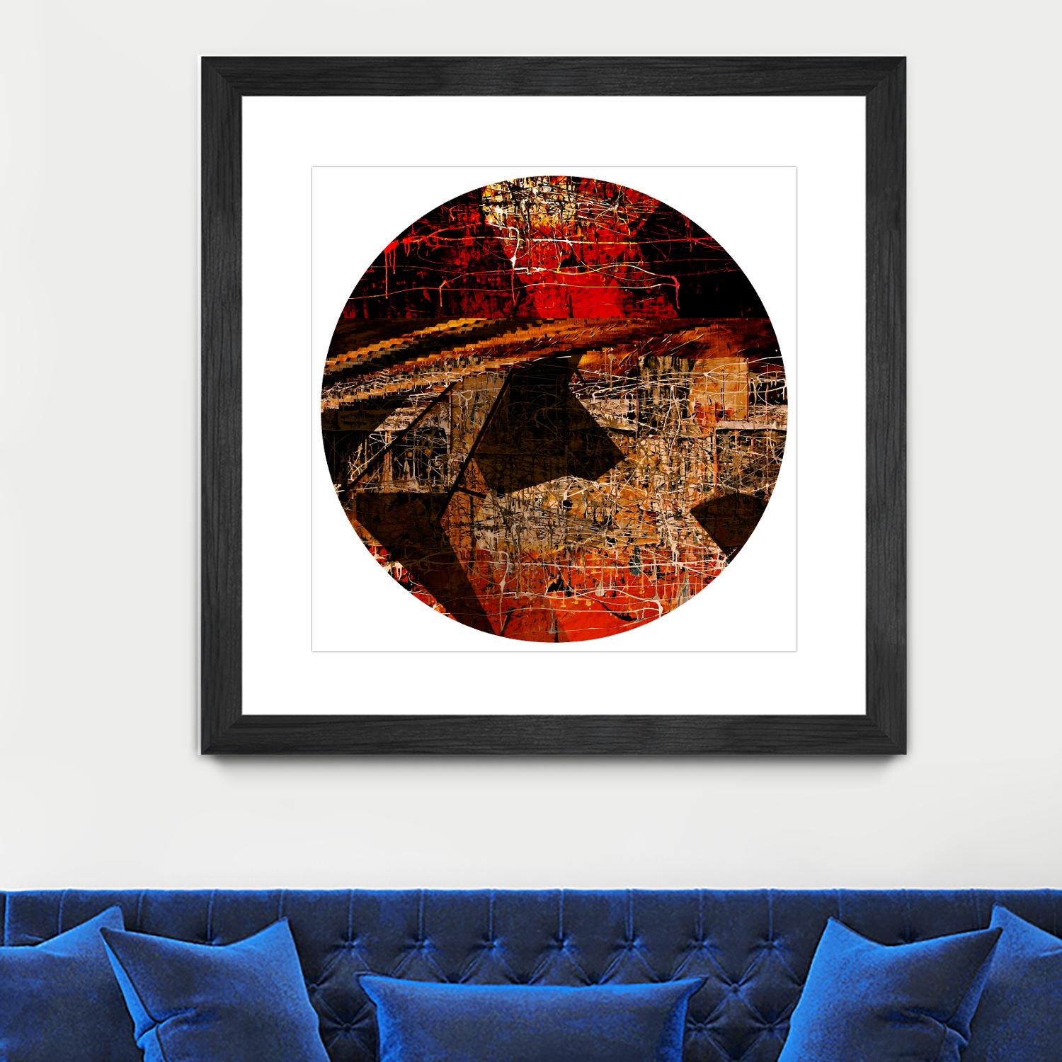 Circa VI by Jean-François Dupuis on GIANT ART - black abstract