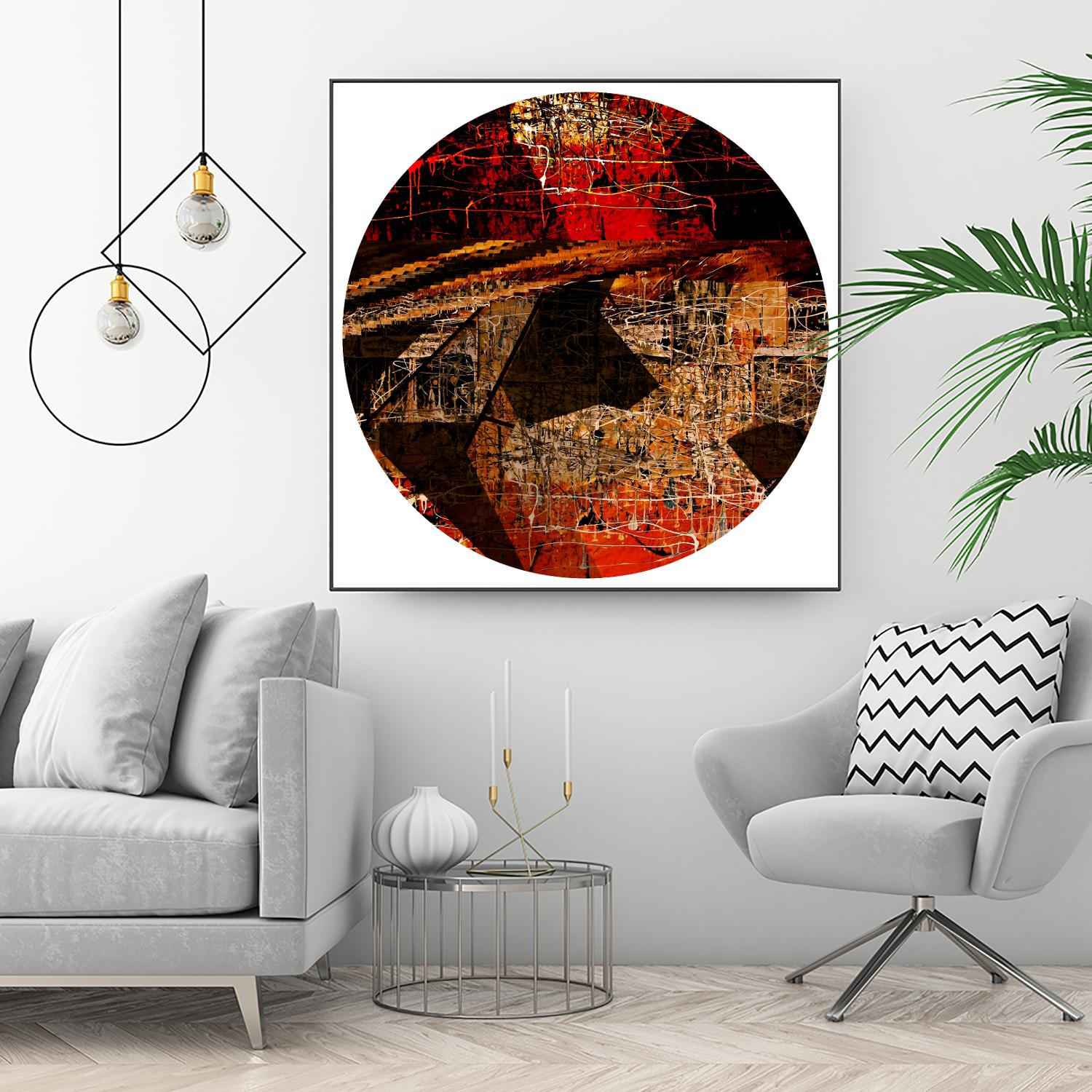 Circa VI by Jean-François Dupuis on GIANT ART - black abstract