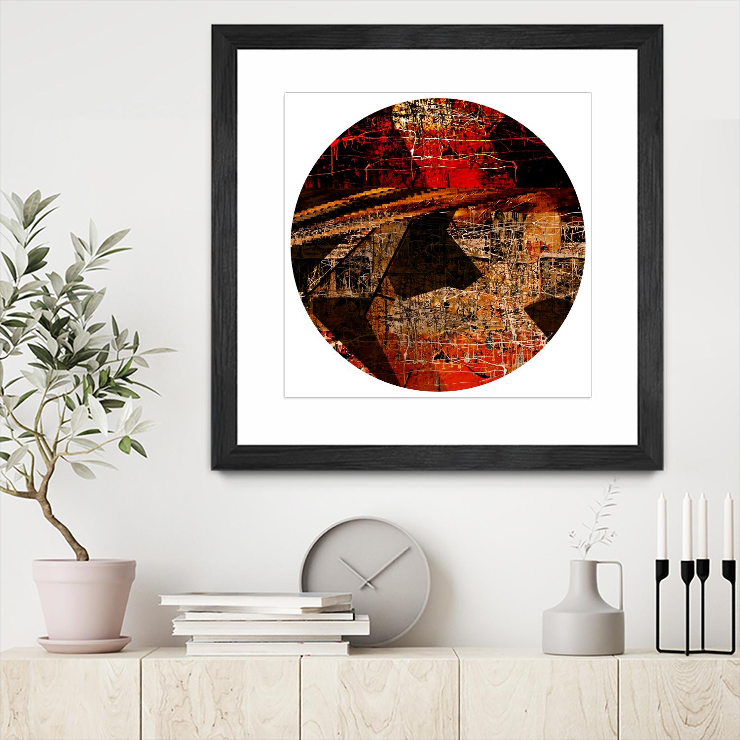 Circa VI by Jean-François Dupuis on GIANT ART - black abstract