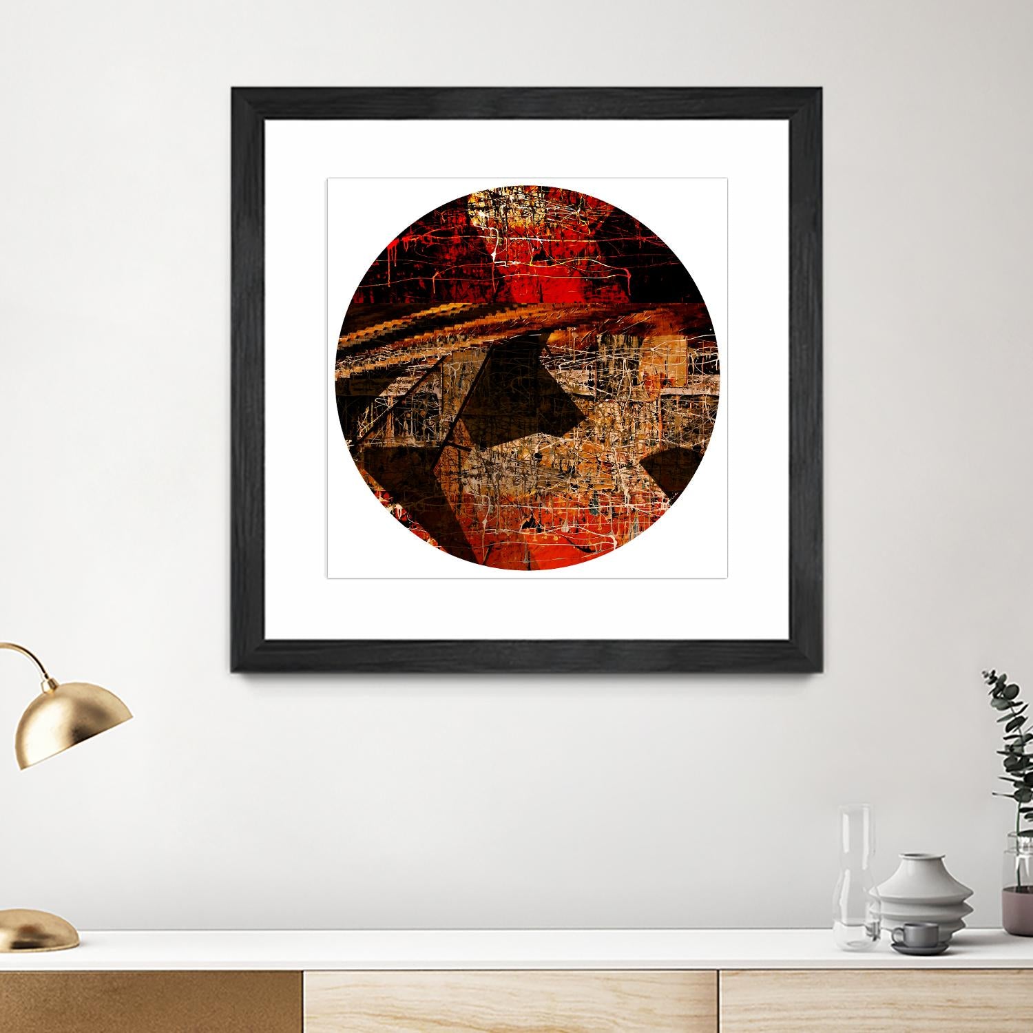 Circa VI by Jean-François Dupuis on GIANT ART - black abstract