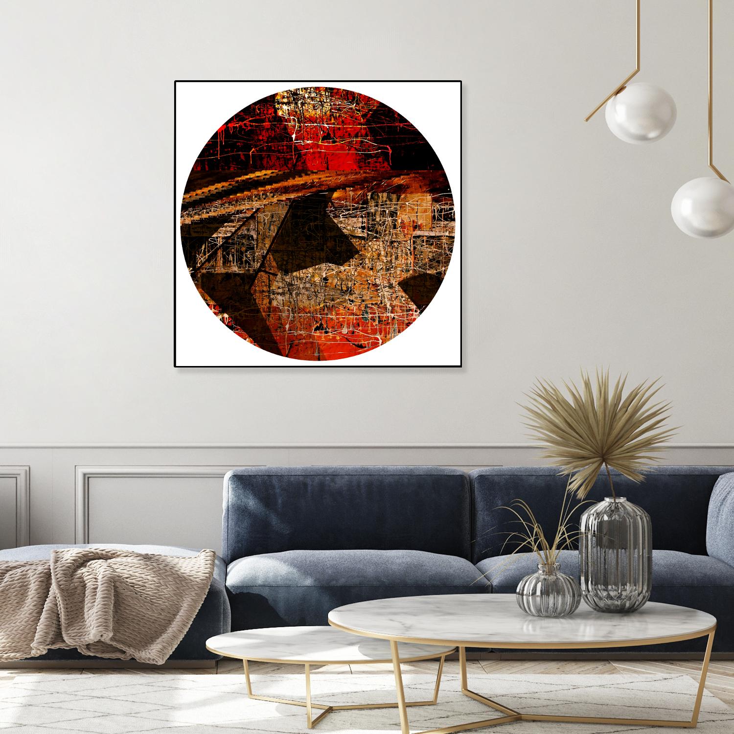 Circa VI by Jean-François Dupuis on GIANT ART - black abstract