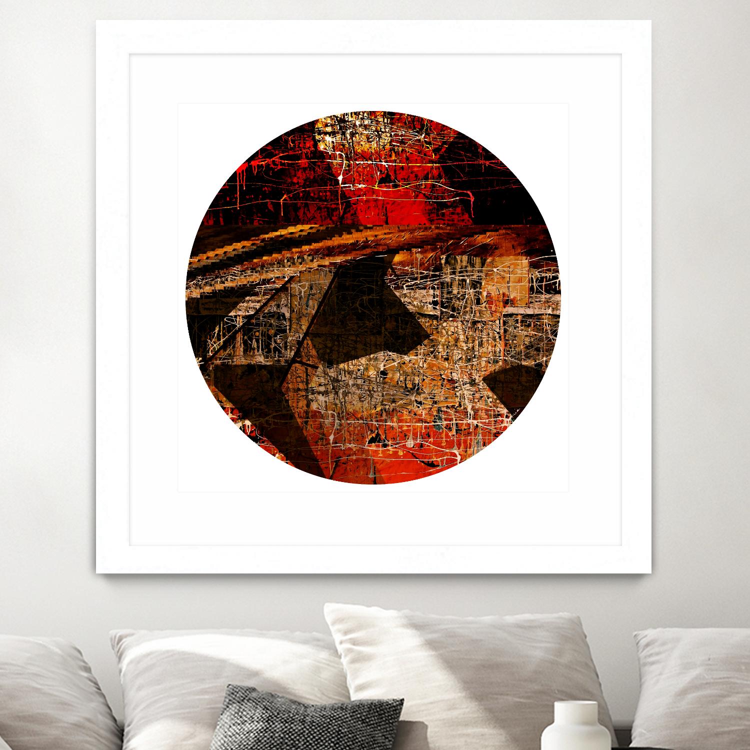 Circa VI by Jean-François Dupuis on GIANT ART - black abstract