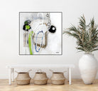 Tour de piste 3 by Sylvie Cloutier on GIANT ART - green abstract