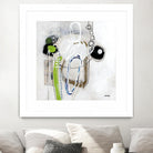 Tour de piste 3 by Sylvie Cloutier on GIANT ART - green abstract