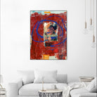 Bonheur by Jacques Clement on GIANT ART - blue abstract
