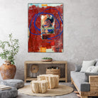 Bonheur by Jacques Clement on GIANT ART - blue abstract