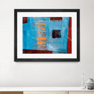 Égaiement 1 by Jacques Clement on GIANT ART - red abstract